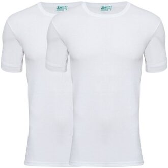 JBS 2 stuks Organic Cotton T-Shirt * Actie * Zwart,Wit - Small,Medium,Large,X-Large,XX-Large,3XL