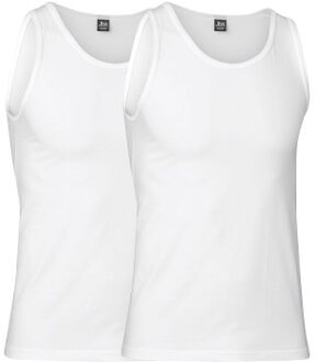 JBS 2 stuks Organic Cotton Tank Top Zwart,Wit - Small,Medium,Large,X-Large,XX-Large