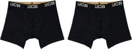 JCB Core Boxershorts | Basic | Maat M | Zwart | 2 stuks - JCBU-02