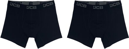 JCB Core Boxershorts | Basic | Maat M | Zwart | 2 stuks - JCBU-06