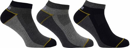 JCB Korte Werksokken | Heren | Maat 44-47 | 3 paar - JCBX130