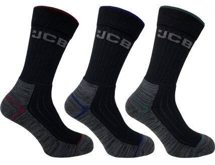 JCB Werksokken Vakman | Maat 44-47 | 3 paar - JCBX159B
