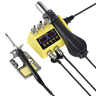 JCD 8898 110V 220V 800W Soldering Iron Hot Air Gun Rework Station Welder Machine for moblie phone SMD Welding Repair Tools