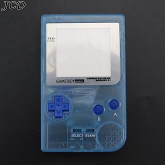 Jcd Lichtgevende Volledige Set Behuizing Shell Cover Case W/Rubber Pad En Schroevendraaier Voor Gameboy Pocket Gbp Shell Knoppen Luminous blauw