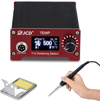JCD T12 DIY Soldering Station soldering iron kits Digital display Adjustable temperature welding solder stationtop quality