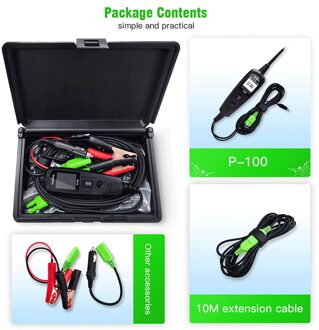 Jdiag Power Pro P100 Generatie Automotive Elektrische Circuit Systeem Tester Voor Auto 'S En Vrachtwagens Diagnostic Tool