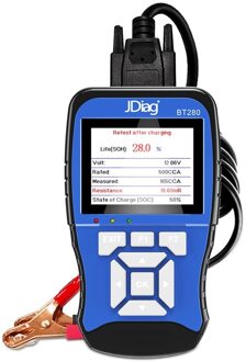 Jdiag Universele Auto Batterij Tester 12 V 100 2000CCA 12 Volt Batterij Gereedschap Voor De Auto Quick Zwengelen Opladen diagnostische