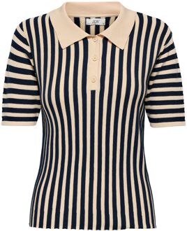 JDY 2/4 Collar Knit Pullover Polo Dames - XL