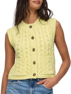 JDY Annalise Cable Knit Vest Dames - S