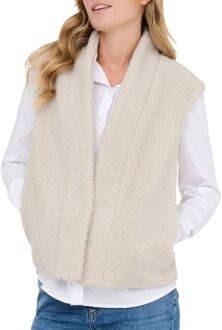 JDY Birdy Life Teddy Open Vest Dames - XL/XXL