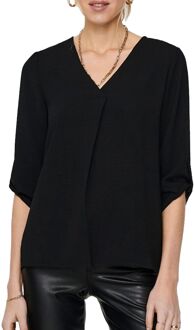 JDY Divya 3/4 Top Dames zwart - 44