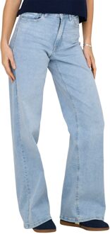 JDY Felina Fina High Waist Wide Jeans Dames - S-32