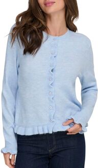 JDY Letty Frill Cardigan Knit Vest Dames
