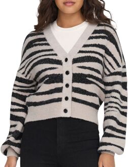 JDY Lorraine Animal Cardigan Vest Dames - S