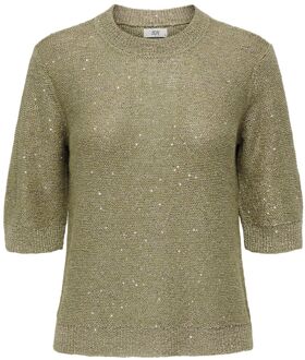 JDY Mia Sequin Gebreide Trui Dames - L
