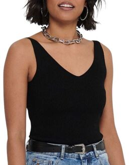 JDY Nanna Knit Tanktop Dames zwart - XXL