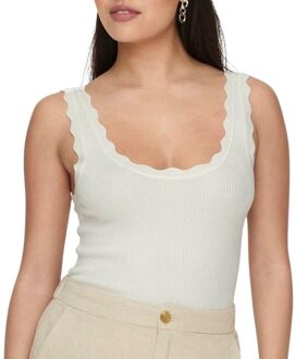 JDY Nanna Scallop Edge Top Dames - M