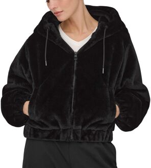 JDY Ola Faux Fur Hood Jas Dames - XXL