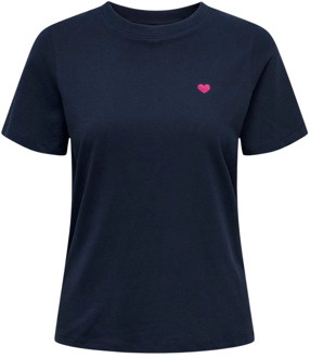 JDY Pisa Shirt Dames navy - XXL