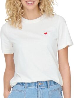 JDY Pisa Shirt Dames wit - XS