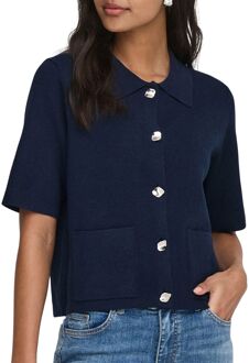 JDY Prime Life 2/4 Collard Knit Cardigan Vest Dames - M