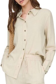 JDY Say L/S Linen Loose Overhemd Dames - XXL