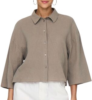 JDY Theis Life 3/4 Cropped Blouse Dames
