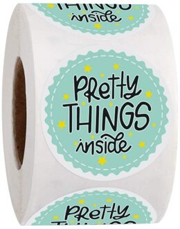 Je Hebt Grote Smaak Stickers Zwarte Achtergrond Goudfolie Visitekaartje Dank U Stickers 500 Stuks Etiketten Stickers 500stk-groen