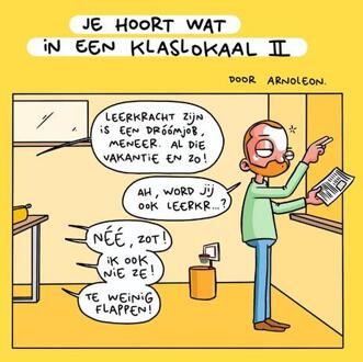 Je hoort wat in een klaslokaal 2