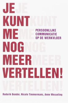 Je kunt me nog meer vertellen - eBook Roderik Bender (9058716236)