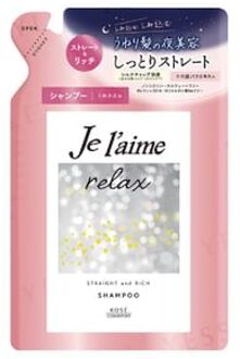 Je l'aime Relax Midnight Repair Shampoo Straight & Rich Aromatic Jasmine Fragrance Refill 340ml