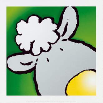 Jean Paul Courtsey - Sheep Kunstdruk 30x30cm