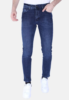 Jeans broeken volwassenen regular fit Blauw - 32