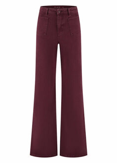 Jeans cr0103 ana flared Bordeaux - 33