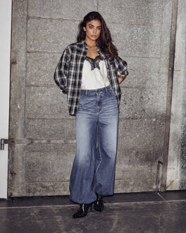 Jeans hl10655 denim Blauw - M