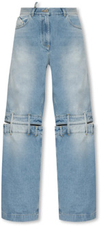 Jeans met gespleten pijpen The Attico , Blue , Dames - W25,W26,W24,W28,W27