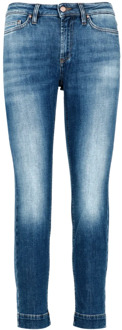 Jeans met medium wassing en logo Don The Fuller , Blue , Dames - W26
