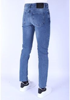 Jeans met rechte pijpen regular fit - maat 33 Blauw
