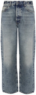 Jeans met relaxte pasvorm en distressed details Darkpark , Blue , Heren - W32