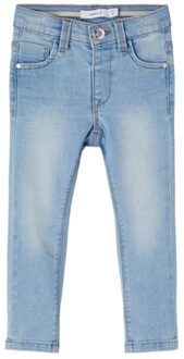 Jeans Nmfpolly Light Blue Denim Blauw