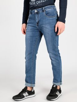 Jeans patroon 5 zakken regular fit-plus size 52