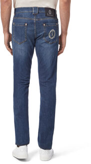 Jeans Recht Model Baroque Blauw