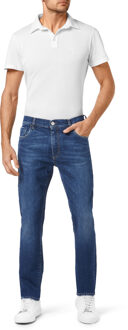 Jeans Recht Model Blauw