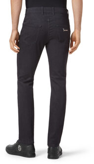 Jeans Recht Model Donkerblauw