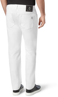 Jeans Recht Model Double B Wit