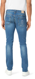Jeans Recht Model - maat Blauw