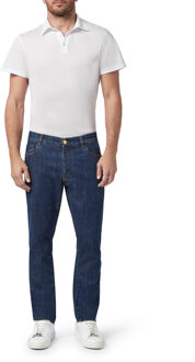 Jeans Recht Model Paisley Blauw