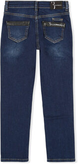 Jeans Regular Fit Statement Donkerblauw - 10J / 140cm