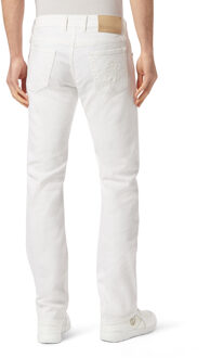 Jeans Regular Fit Wit - 33 (Taille)