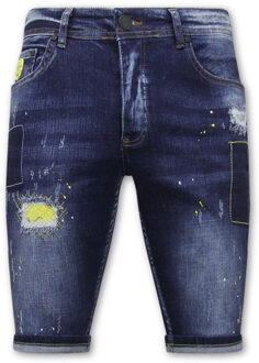Jeans Short Heren Stretch - 1052 - Blauw - Maten: 34